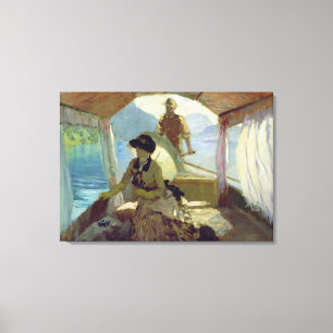 Auf dem See von Quattro Cantoni, 1881 Leinwanddruck