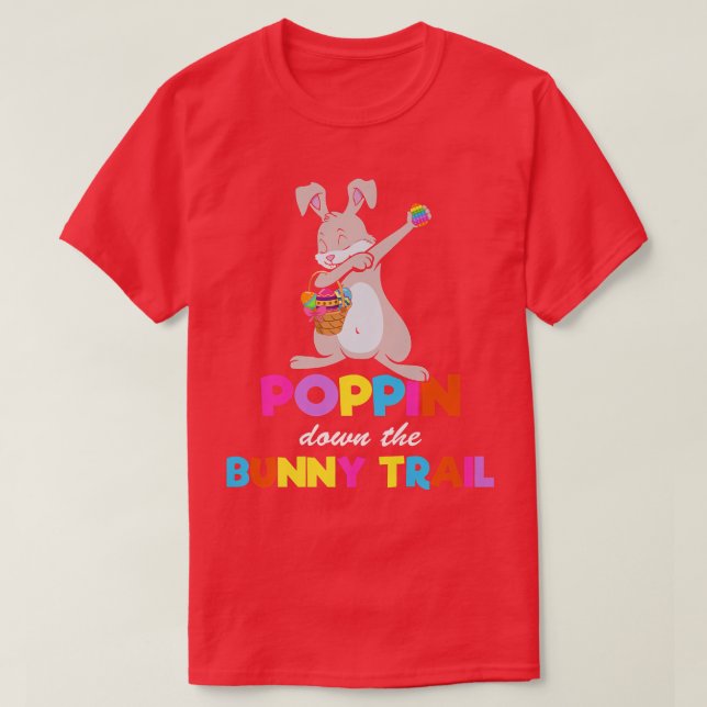Auf dem sonnigen Weg den Niedlichen Dab-Tanz Rabbi T-Shirt (Design vorne)