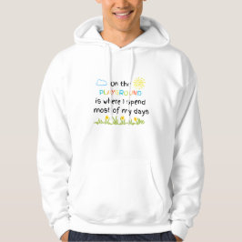 Auf dem Spielplatz Hoodie