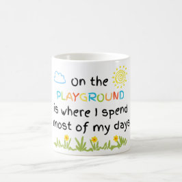 Auf dem Spielplatz Kaffee-Tasse Kaffeetasse