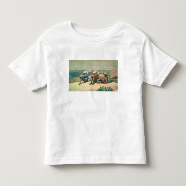 Auf dem Strand 1875 (w/c) Kleinkind T-shirt (Vorderseite)