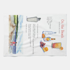 Auf dem Strand-Bartuch Küchentuch