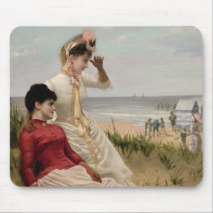 Auf dem Strand Mousepad