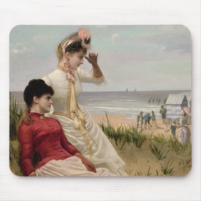 Auf dem Strand Mousepad (Vorne)