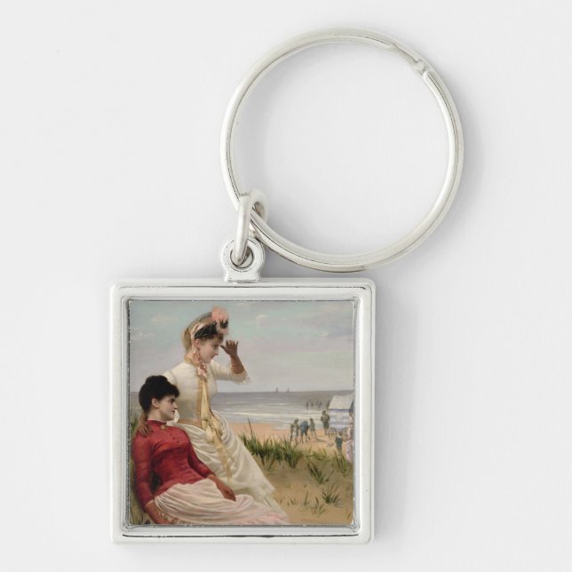 Auf dem Strand Schlüsselanhänger (Vorne)