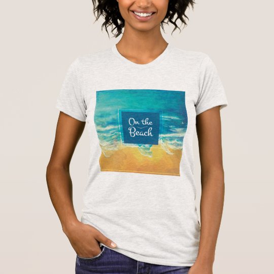 Auf dem StrandwasserfarbT - Shirt