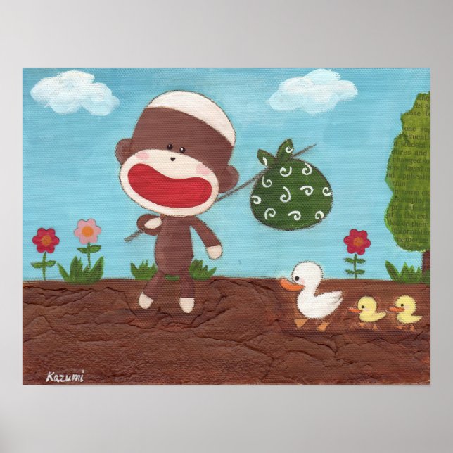 Auf dem Straßenplakat Poster (Vorne)