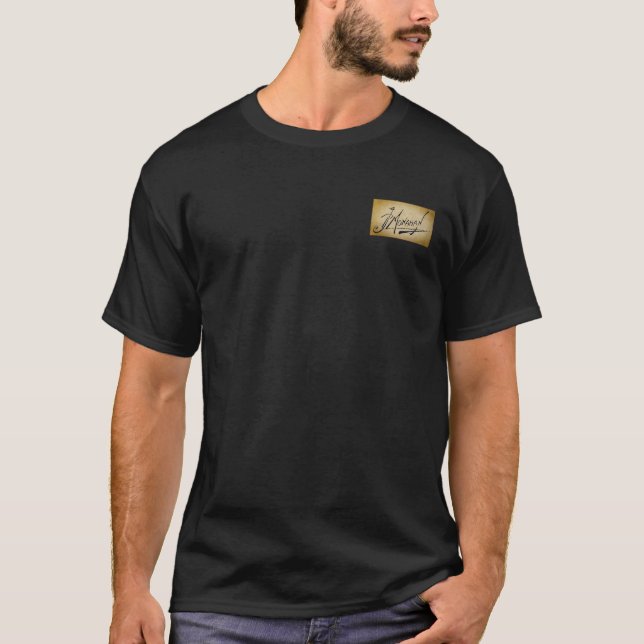 Auf dem Swan River - alles Story Weekly Black T-Shirt (Vorderseite)