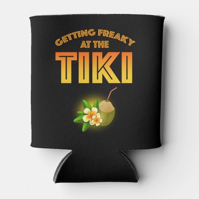 Auf dem Tiki Freaky Dosenkühler (Vorderseite)