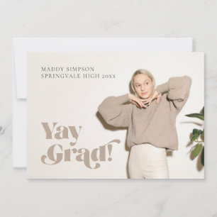 Auf dem Trend Minimalistisch Neutrales Foto-Abschl Ankündigung