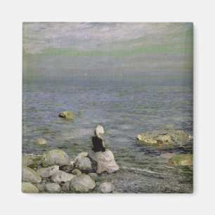 Auf dem Ufer des Schwarzen Meers, 1890s Magnet