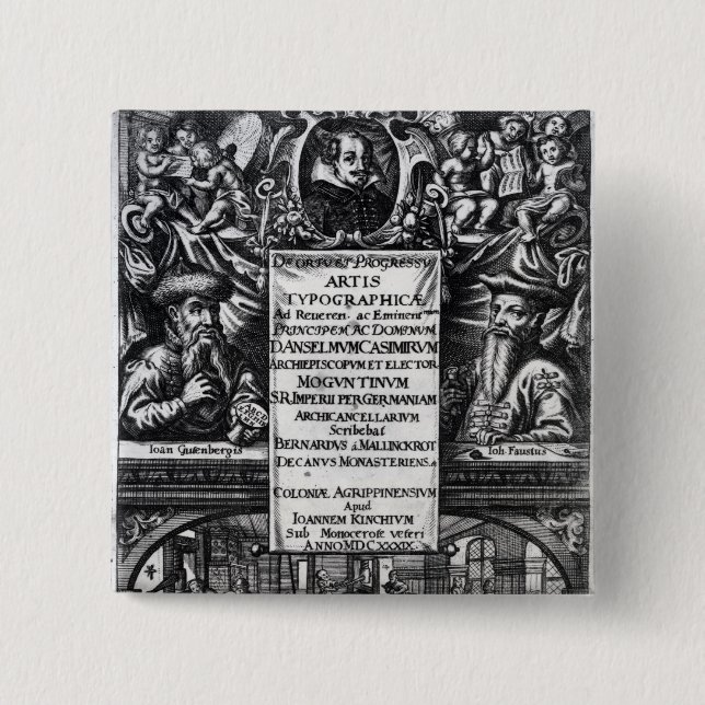 'Auf dem Ursprung und der Geschichte von Button (Vorderseite)