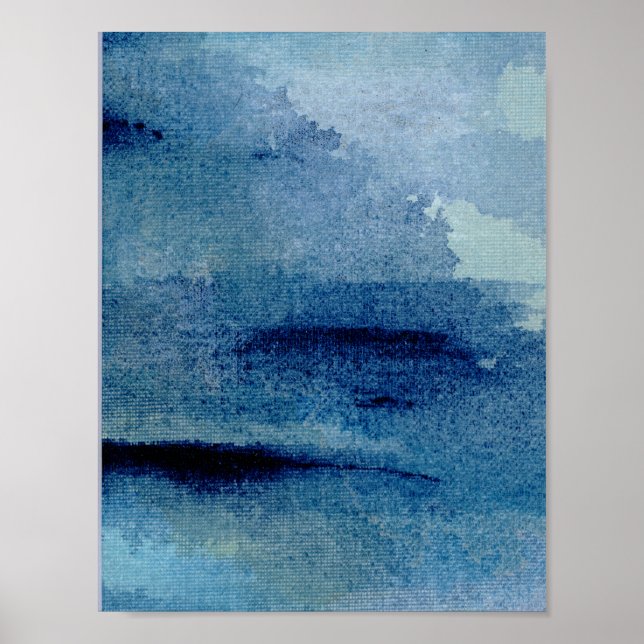 Auf dem Wasser Poster (Vorne)