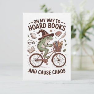 Auf dem Weg, Bücher zu hamstern und Chaos zu verur Einladung