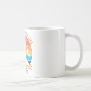 Auf dem Weg des Lebens, nehmen Sie die Landschaftl Kaffeetasse