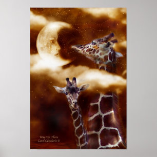 Auf dem Weg dorthin Art Poster/Print Poster