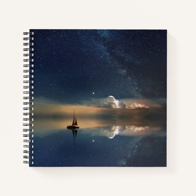 Auf dem Weg zu den Wolken Notizbuch (Vorderseite)
