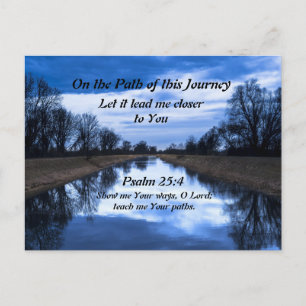 Auf dem Weg zu dieser Reise Postkarte
