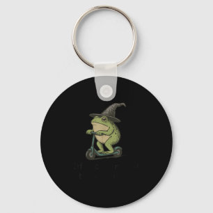 Auf dem Weg zu Tom Foolery Frog, lustig Whimsical  Schlüsselanhänger