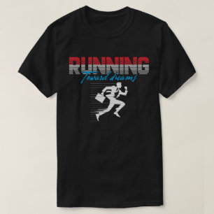 Auf dem Weg zu Träumen - Motivierend Design rückgä T-Shirt