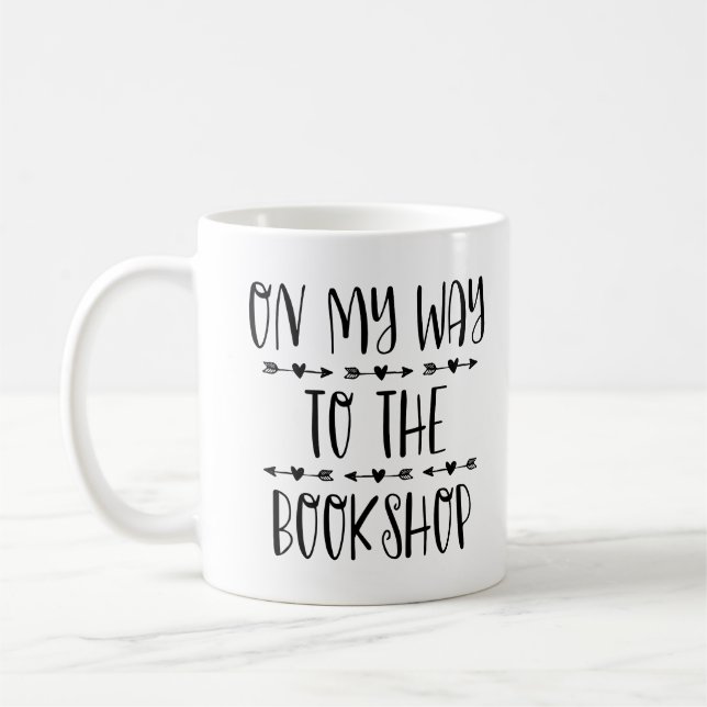 Auf dem Weg zum Buchladen Kaffeetasse (Links)