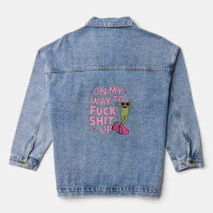 Auf dem Weg zum Chaos Jeansjacke