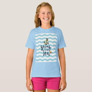 Auf dem Weg zum Meer - Niedlicher Schönheitswasser T-Shirt