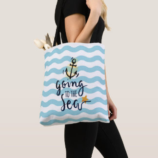Auf dem Weg zum Meer - Schöne Sommertotentasche Tasche