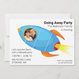 Auf dem Weg zum Party Fantastische Räumlichkeiten  Einladung