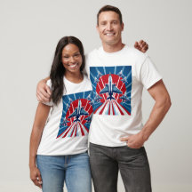 Auf dem Weg zum T - Shirt der Freiheit.