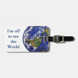 Auf dem Weg zum World Earth Art-Tag Gepäckanhänger