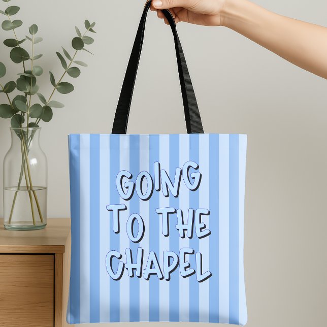 Auf dem Weg zur Kapellbrücke "Luxe Carry-All" Tasche (Going to the chapel tote)