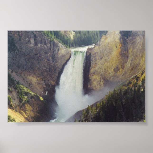 Auf dem Yellowstone River Poster (Vorne)