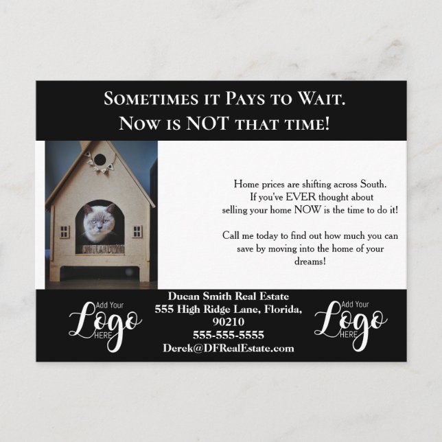 Auf dem Zaun Real Anwesen Postkarten Flyer (Vorderseite)