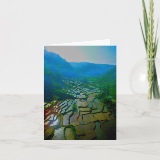 Auf dem Zug nach Bandung Karte (Vorderseite)