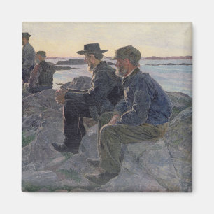 Auf den Felsen bei Fiskebackskil, 1905-6 Magnet
