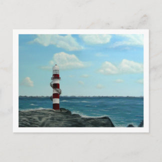 Auf den Felsen Postkarte