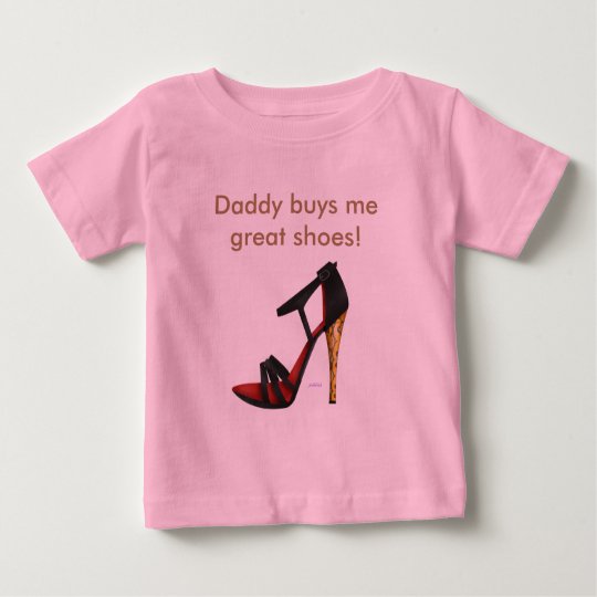 Auf den Fersen gefolgter Baby T-shirt