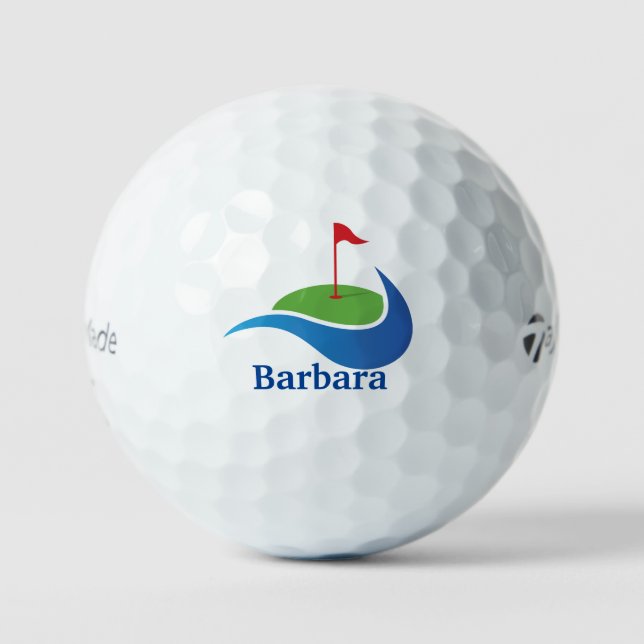 Auf den Green Custom Golf Balls Golfball (Vorderseite)