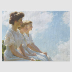 Auf den Höhen von Charles Courtney Curran Seidenpapier