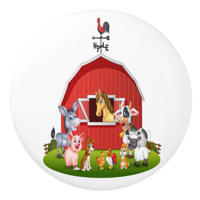 Auf den Knochen der Keramik des landwirtschaftlich Keramikknauf (Vorderseite)