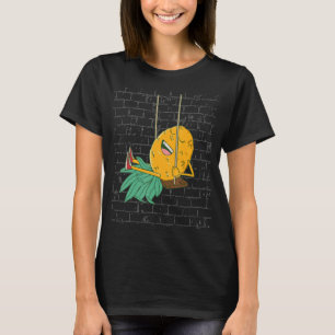 Auf den Kopf schwingende Ananas Swingers T-Shirt