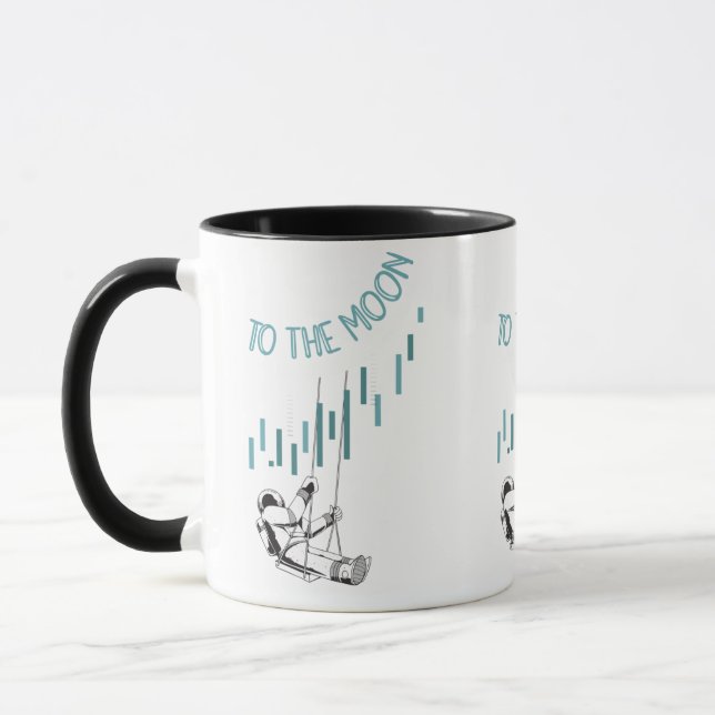 Auf den Mond, Handel, Händler und Aktien Tasse (Links)