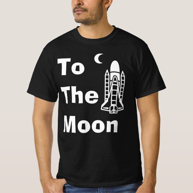 Auf den Mond T - Shirt (Vorderseite)