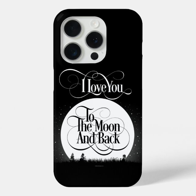 Auf den Mond und zurück Case-Mate iPhone Hülle (Rückseite)