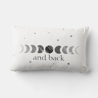 Auf den Mond und zurück die Weibchen Lendenkissen