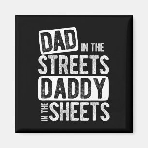 Auf den Straßen, die der Papa in den Büchern zum b Magnet