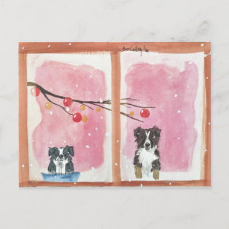 auf den Weihnachtsmann Postkarte