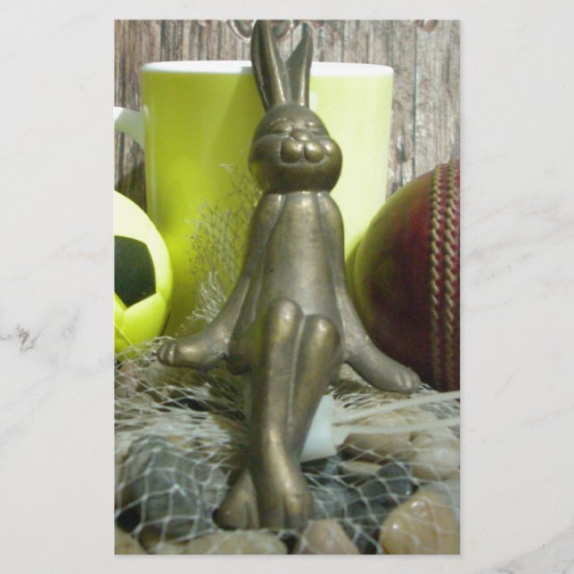 Auf der anderen Seite Pitch & Crease: Fußball-Cric Briefpapier (Vorderseite)