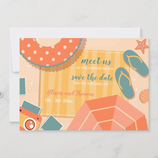 Auf der Ankündigung Datum freihalten (Vorderseite)